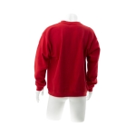 Sweatshirt barata em algodão e poliester 280 g/m2 Keya cor vermelho quarta vista