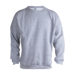 Sweatshirt barata em algodão e poliester 280 g/m2 Keya cor cinzento