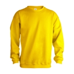 Sweatshirt barata em algodão e poliester 280 g/m2 Keya cor amarelo