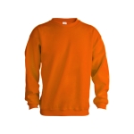 Sweatshirt barata em algodão e poliester 280 g/m2 Keya cor cor-de-laranja primeira vista