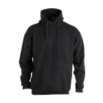 Sweatshirts em algodão e poliester com capuz 280 g/m2 Keya cor preto