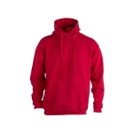 Sweatshirts em algodão e poliester com capuz 280 g/m2 Keya cor vermelho primeira vista