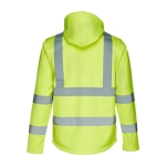 Casaco de visibilidade com capuz em poliester 320 g/m2 THC Zagreb Work cor amarelo fluorescente segunda vista