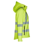 Casaco de visibilidade com capuz em poliester 320 g/m2 THC Zagreb Work cor amarelo fluorescente