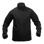 Casacos softshell e com elastano com logotipo 300 g/m2 MKT Molter cor preto primeira vista