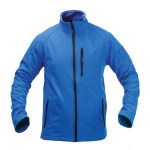 Casacos softshell e com elastano com logotipo 300 g/m2 MKT Molter cor azul primeira vista