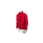 Casacos softshell e com elastano com logotipo 300 g/m2 MKT Molter cor vermelho segunda vista