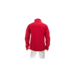 Casacos softshell e com elastano com logotipo 300 g/m2 MKT Molter cor vermelho quarta vista