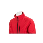 Casacos softshell e com elastano com logotipo 300 g/m2 MKT Molter cor vermelho sexta vista