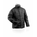 Parkas personalizáveis e impermeáveis com ripstop MKT Zylka cor preto primeira vista