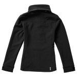 Casaco softshell poliester para mulher com capuz 300 g/m2 Elevate Life cor preto