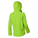 Casaco softshell poliester para mulher com capuz 300 g/m2 Elevate Life vista traseira