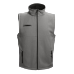 Coletes em softshell de poliester e elastano 280 g/m2 THC Baku cor cinzento-escuro