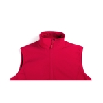 Coletes em softshell personalizáveis e em cores vivas MKT Balmax cor vermelho quinta vista