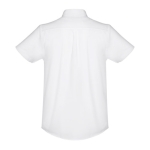 Camisas promocionais em algodão e poliester 130 g/m2 THC London WH cor branco