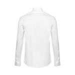 Camisas personalizadas de corte ajustado para homem 115 g/m2 THC Paris cor branco segunda vista