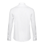 Camisas personalizadas de corte ajustado para homem 115 g/m2 THC Paris cor branco