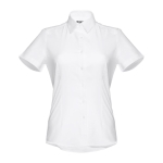 Camisas Oxford para mulher, algodão e poliester 130 g/m2 THC London WH cor branco