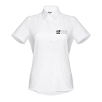 Camisas Oxford para mulher, algodão e poliester 130 g/m2 THC London WH vista principal