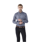 Camisa personalizada Oxford, algodão, para homem 142 g/m2 Elevate Life terceira vista traseira