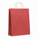 Saco de papel grande para entregar a clientes 90 g/m2 Retail Colors Large cor vermelho