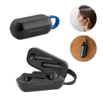 Auriculares personalizados para brinde com clipe de transporte BlackBox varias cores