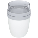 Marmita com compartimentos 700ml MEPAL Ellipse Breakfast cor branco segunda vista frontal