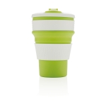 Copos portáteis dobráveis de silicone de 350ml Takeaway Folding cor verde sexta vista