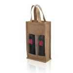 Saco de juta para 2 garrafas de vinho de 75 cl Double Wine Jute