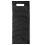 Saco resistente non-woven barato para garrafa de vinho de 75 cl Wine cor preto