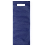 Saco resistente non-woven barato para garrafa de vinho de 75 cl Wine cor azul-marinho