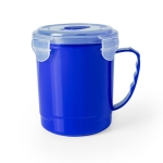 Lancheira em forma de caneca para líquidos 710ml Tupper Líquidos cor azul