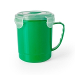 Lancheira em forma de caneca para líquidos 710ml Tupper Líquidos cor verde