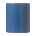 Caneca barata publicitária de cerâmica colorida 330ml Basic Colors cor azul