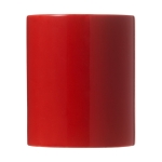 Caneca barata publicitária de cerâmica colorida 330ml Basic Colors cor vermelho