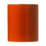 Caneca barata publicitária de cerâmica colorida 330ml Basic Colors cor cor-de-laranja