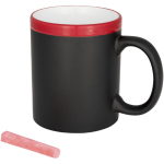 Caneca lousa Chalk 330ml cor vermelho segunda vista