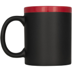 Caneca lousa Chalk 330ml cor vermelho terceira vista frontal