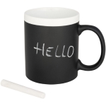 Caneca lousa Chalk 330ml cor branco segunda vista frontal