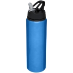 Garrafa grande de alumínio desportiva com palhinha 800ml Straw Colors cor azul