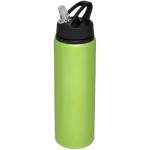 Garrafa grande de alumínio desportiva com palhinha 800ml Straw Colors cor verde-lima