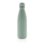 Garrafas térmicas personalizadas de aço 500ml Lifestyle Premium cor verde menta segunda vista