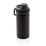 Garrafa desportiva com função térmica e acabamento mate 550ml Power cor preto