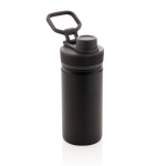 Garrafa desportiva com função térmica e acabamento mate 550ml Power cor preto segunda vista