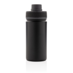 Garrafa desportiva com função térmica e acabamento mate 550ml Power cor preto quarta vista