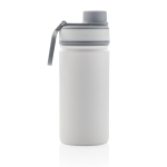 Garrafa desportiva com função térmica e acabamento mate 550ml Power cor branco terceira vista