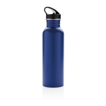 Garrafas personalizadas de aço inoxidável com bocal 710ml Adventure cor azul quinta vista