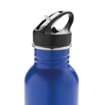 Garrafas personalizadas de aço inoxidável com bocal 710ml Adventure cor azul oitava vista