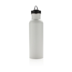 Garrafas personalizadas de aço inoxidável com bocal 710ml Adventure cor branco segunda vista