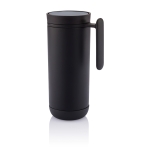 Caneca pequena térmica anti-gotas com abertura de um toque 225ml Click cor preto